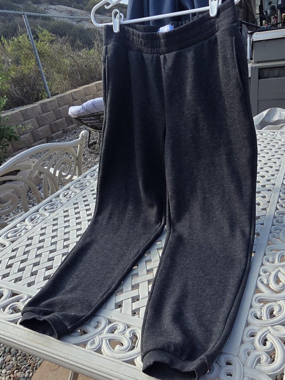 Mondetta Mens Medium Gray Fleece Lined Joggers Sweatpants